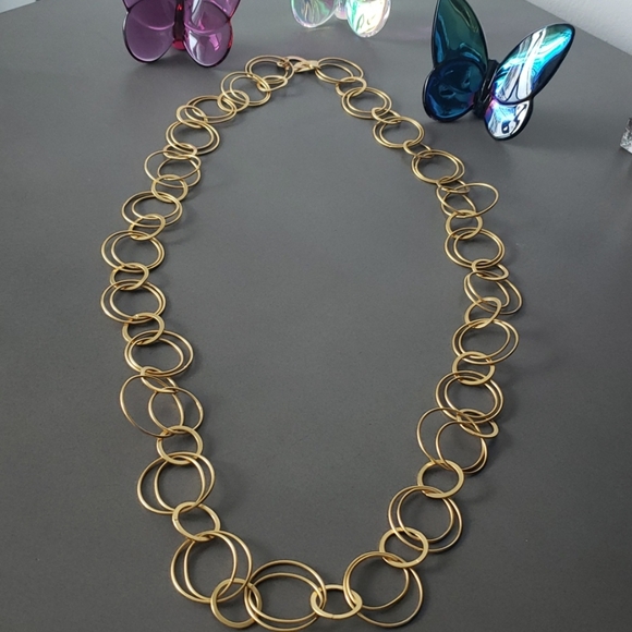 Aura Jewelry - Gold Plated Chain Link Necklace NEW!